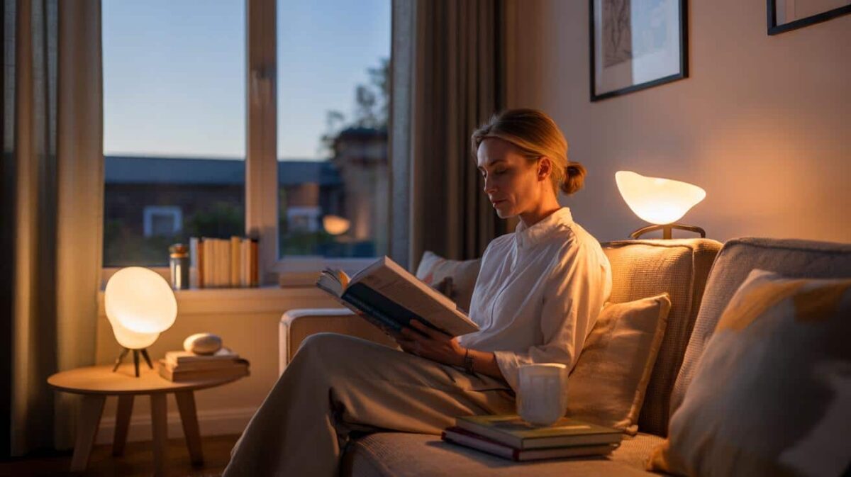 Soon, interior designers suggest swapping overhead lights for 300-lumen lamps as circadian debates grow louder.